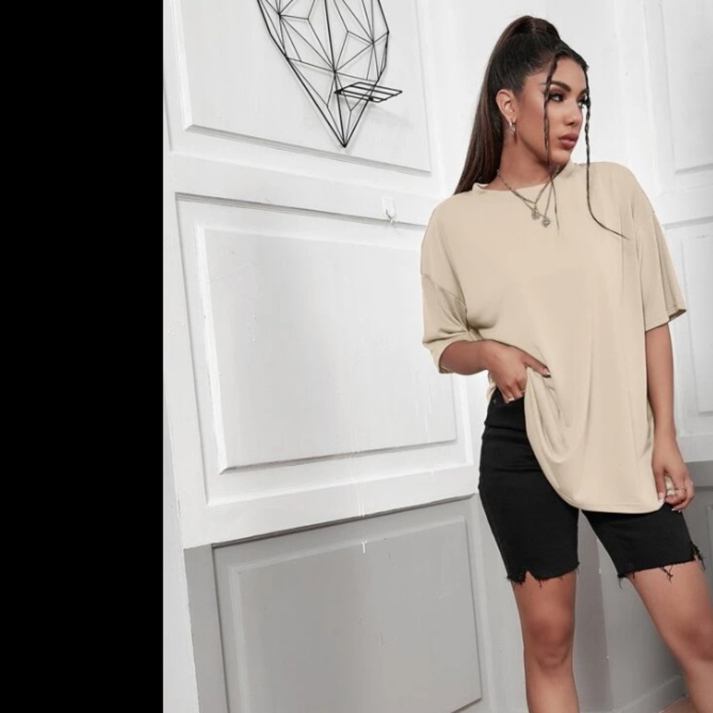 Drop Shoulder Tee - Picture 3 of 3